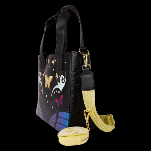 Loungefly Britney Spears Butterfly Tote Crossbody Bag with Coin Bag - Picture 5 of 5